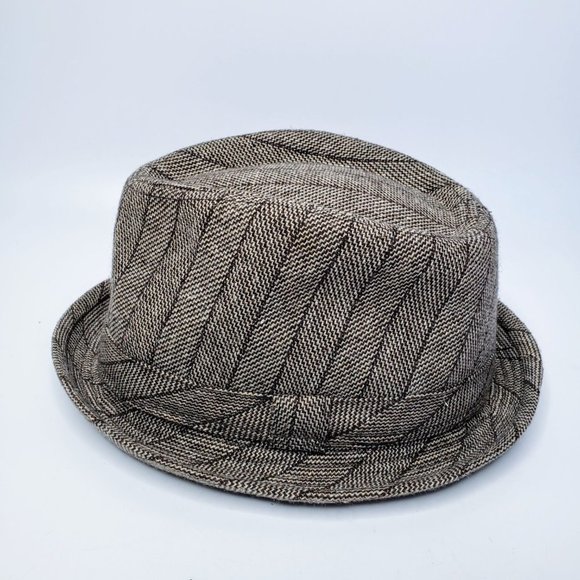 Something Special Thin Rim Striped Fedora Hat - Picture 3 of 10